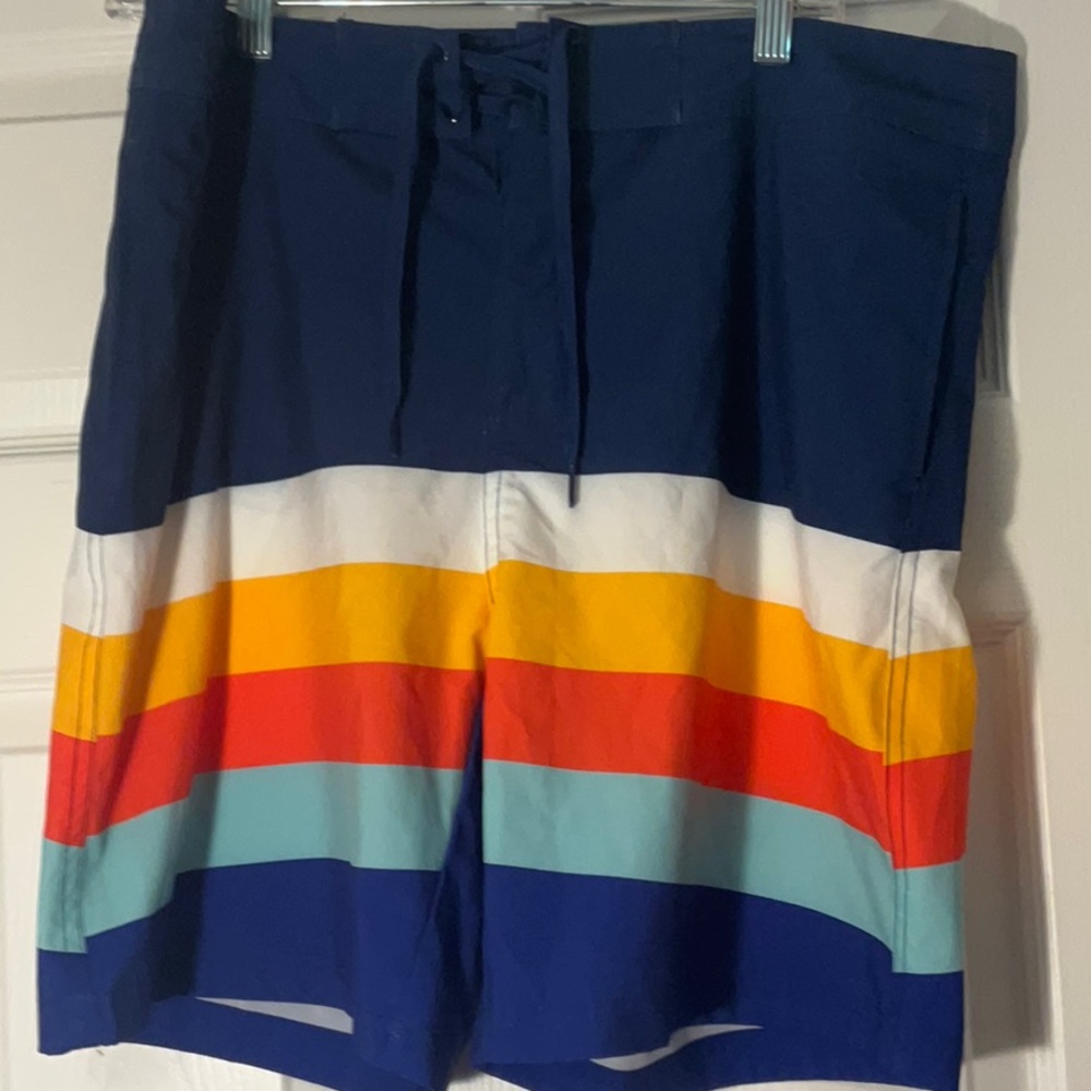Men’s Alvin's Island Navy Swim Trunks